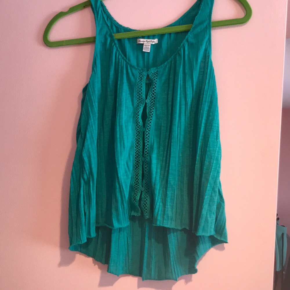 Teal tank top
